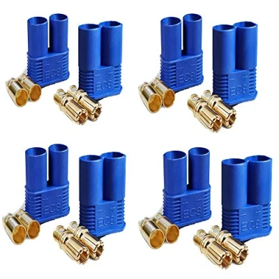 Abbildung von 4 Paar ec8 8mm Bananenstecker männlich weiblich steckverbinder Adapter