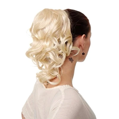 Abbildung von WIG ME UP JL 3023 24BT613 Haarteil/Zopf gewellt halblang (35 cm) 1 Steckkamm + Gummizug Blond Mix