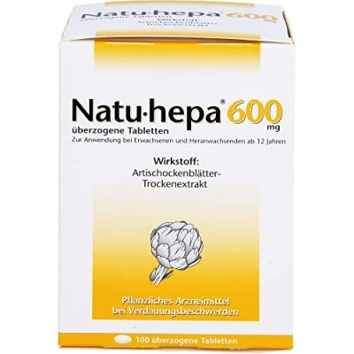 Abbildung von NATU HEPA 600 mg überzogene Tabletten 100 St