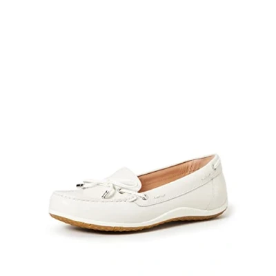 Abbildung von Geox VEGA Mokassin, Damen, Größe: 38, Offwhite Schuhe
