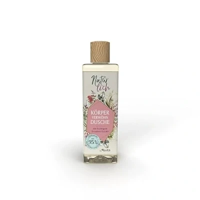 Abbildung von Natürlich by evita Körper Verwöhndusche (300 ml), mit fruchtigem Brombeer Extrakt, reinigt besonders schonend