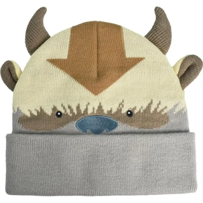 Abbildung von Concept One Unisex Erwachsene Avatar The Last Airbender Appa Strickmütze aus Acryl mit Manschette Beanie Mütze, Multi, Einheitsgröße