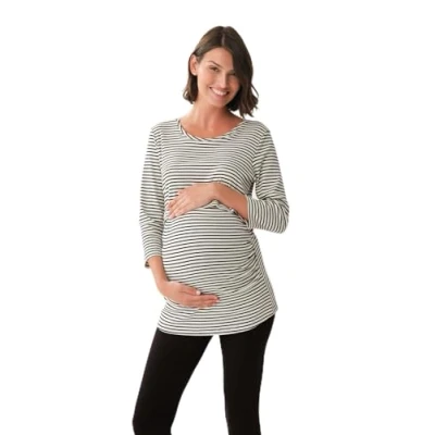 Abbildung von DAGI Maternity Langarmshirt, Damen, Größe: 40, Black