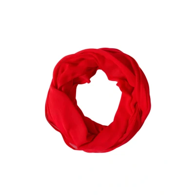 Abbildung von CECIL Damen 5706348 Loop Schal in Unifarbe, Fiery red, Regular
