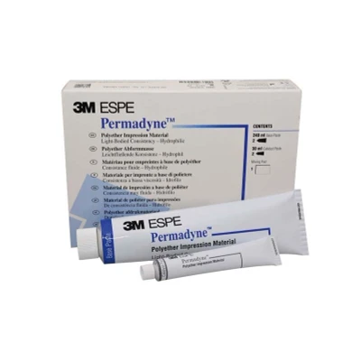 Abbildung von Permadyne light body 2 x 120 ml Basispaste, 15 Katalysator, 1 Anmischblock