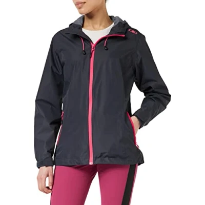 Abbildung von CMP RAIN FIX Regenjacke / wasserabweisende Jacke, Damen, Größe: 38, Antracite/gloss