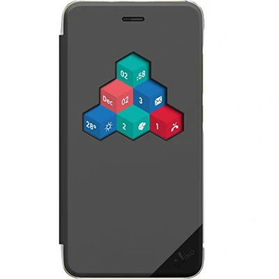 Abbildung von Wiko Original Lenny 3 WiCube Flipcover grau