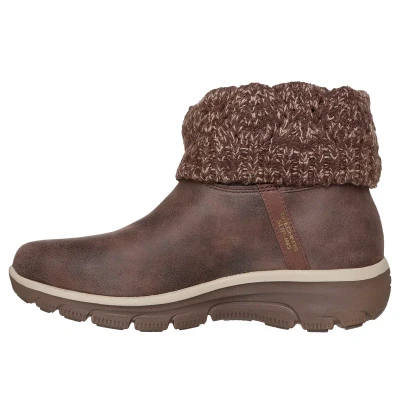 Abbildung von Skechers Easy Going Cozy Weather Damen Stiefelette, 2 Hände frei, Schokolade, 41 EU