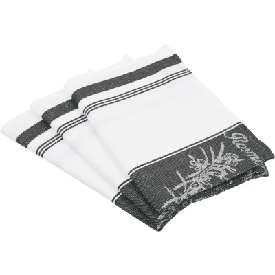 Abbildung von ROSS Geschirrtuch &quot;Exclusiv&quot;, (Set, 3 tlg.), Mittelstreifen mit Kräutern, 50x70 cm
