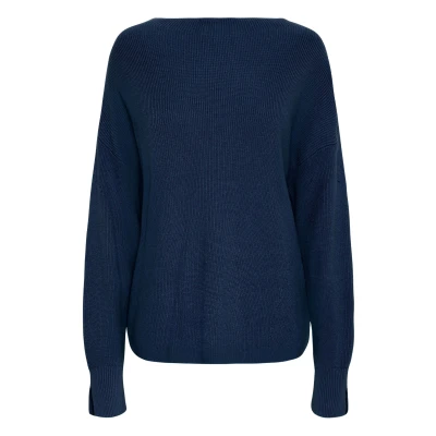 Abbildung von ICHI Boston Strickpullover, Damen, Größe: XS, Medieval blue
