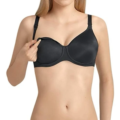 Abbildung von Anita Maternity Damen Still BH 5068, Gr. 85E, schwarz (schwarz 001)