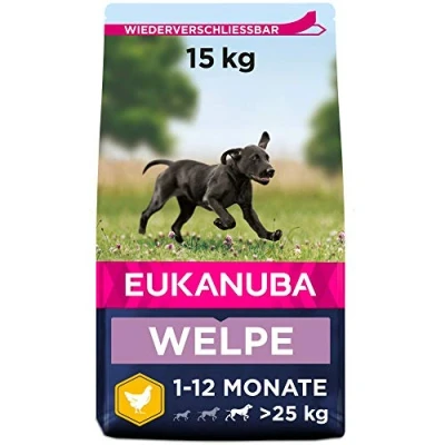 Abbildung von 15 kg Eukanuba Puppy Large Huhn ...
