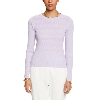 Abbildung von Esprit MIT Rundhalsausschnitt Strickpullover, Damen, Größe: XL, Lavender new