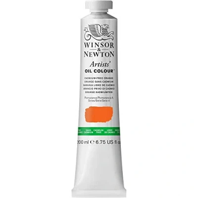 Abbildung von Winsor &amp; Newton 1237899 Artists Ölfarbe 200ml Tube, Künstler mit höchstmöglicher Pigmentierung, höchste Lichtechtheit Kadmiumfrei Orange