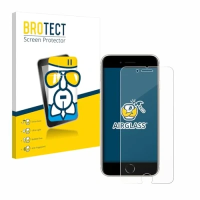 Abbildung von BROTECT Schutzglas für Apple iPhone SE 3 2022 Schutzfolie Panzer Folie Glas [Extrem Kratzfest 9H, Anti Fingerprint, Ultra Transparent]