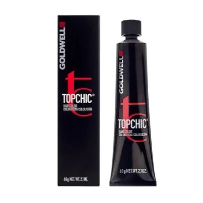 Abbildung von Goldwell Coloration Topchic Permanent Hair Color 8N@BS Light Blonde Elumenated Beige Silver 60 ml