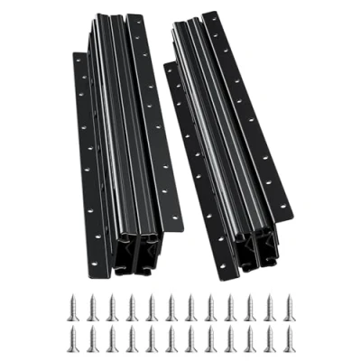 Abbildung von VEVOR Schubladenschienen Bodenhalterung 40cm Schrankschienen 117kg Tragkraft