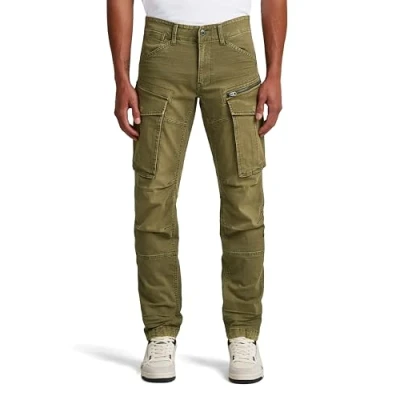Abbildung von G STAR Rovic 3D Regular Tapered Cargohose, Herren, Größe: 28x30, Vintage dust dark olive