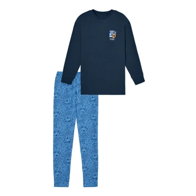 Abbildung von Schiesser Nachtwäsche Set, Damen, Größe: 152, Blau