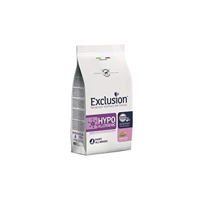 Abbildung von CROCCHETTE EXCLUSION MONOPROTEIN VET DIET HYPOALLERGENIC MAIALE E PISELLI PUPPY ALL BREEDS. 12KG