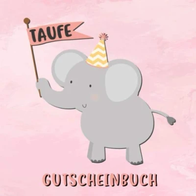 Abbildung von Taufe Gutscheinbuch: Buntes Gutscheinbuch zur zum selbst Ausfüllen und Verschenken Perfekt als Geschenk für das Patenkind