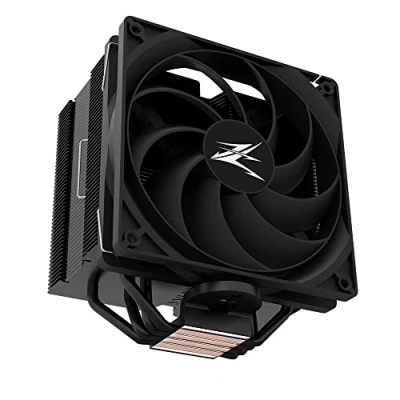Abbildung von Zalman CNPS10X Performa Prozessor Kühler Kompakt und Effizienter PC Kühlung TDP 180w CPU Tower mit 4 Heatpipes 135mm PWM Lüfter Schwarz