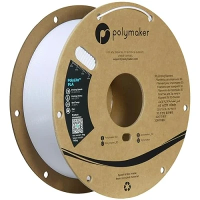 Abbildung von Polymaker PolyLite PLA 1.75mm 1kg Cold White