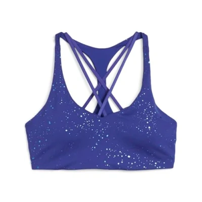 Abbildung von Puma MOVE Intergalactic BRA Sportbh mit leichter Stützkraft, Damen, Größe: XL, Lapis lazuli