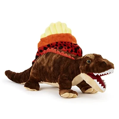 Abbildung von Zappi Co Weich gefülltes Kuscheltier für Kinder Dimetrodon Plüschtier (40cm) Safari Tiere Kollektion Plüschteddy Neugeborenes erstes Kind