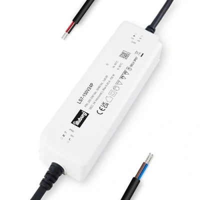 Abbildung von illuburg LED Trafo 24V 150W Wasserdicht IP67 Flackerfrei für Strip Lampe Netzteil Treiber Power Supply