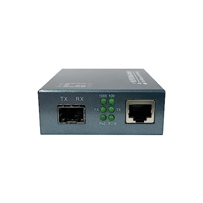 Abbildung von LevelOne Gigabit RJ45 zu SFP Mediakonverter, PoE PSE