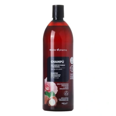 Abbildung von Thader TH Pharma Shampoo mit Camellia und Macadamia Polyphenols, 1000 ml