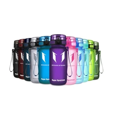 Abbildung von Super Sparrow Trinkflasche Tritan Wasserflasche 1000ml BPA frei Ideale Sportflasche Sport, Wasser, Fahrrad, Fitness, Uni, Outdoor Leicht, Nachhaltig