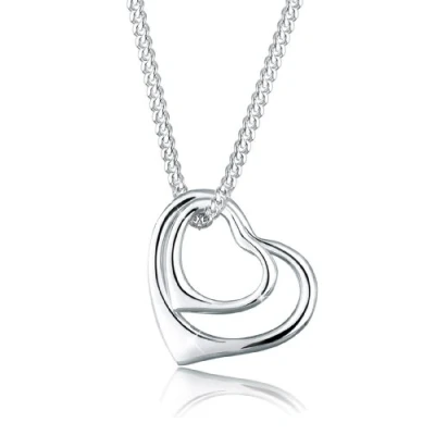 Abbildung von Elli Damen Kette mit Anhänger Herz 925 Sterling Silber 0109611912_45 45cm Länge