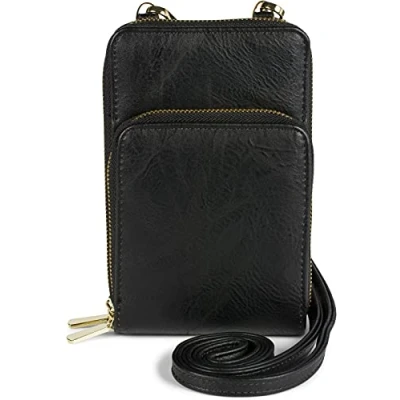 Abbildung von styleBREAKER Mini Bag Umhängetasche Einfarbig RFID Schutz (1 tlg)