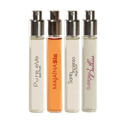 Abbildung von The Different Company Eau de Parfum Collection Juste Chic Coffret Nomade Travel Spray and Refills
