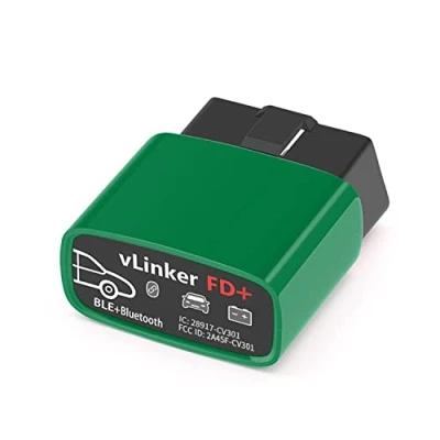 Abbildung von Vgate OBDII Bluetooth, vLinker FD+ OBD2 diagnosegerät OBD Adapter für Android, IOS und Windows (Bluetooth 4.0)