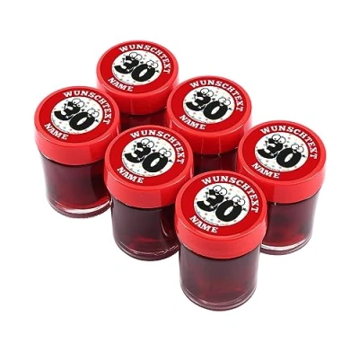 Abbildung von Herz &amp; Heim® Herbert&#039;s Schnaps zum 30. Geburtstag mit Namensaufdruck und Wunschtext Kirschlikör