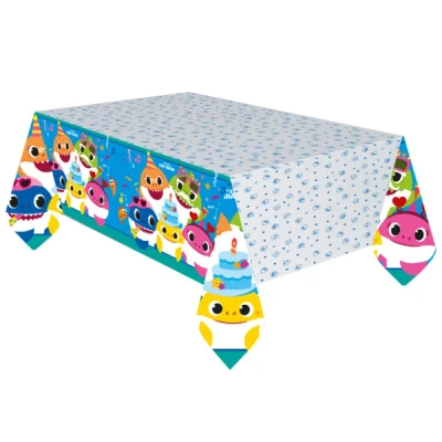 Abbildung von Baby Shark Tischdecke 120 x 180 cm pro Stück.