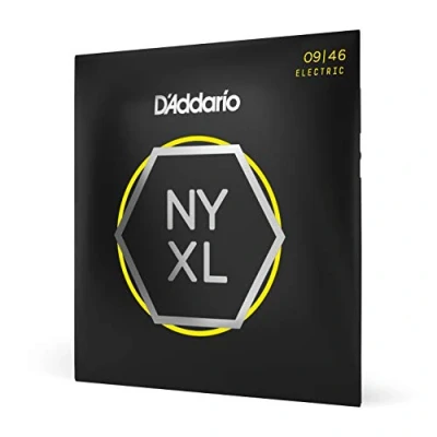 Abbildung von D&#039;Addario E Gitarren Saiten Gitarrensaiten Gitarre Premium DER BELIEBTESTEN SAITENMARKE NYXL0946 &quot;New York&quot; Stahl SuperLightTop/RegularBottom (09 46)