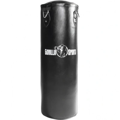 Abbildung von GORILLA SPORTS Boxsack Hängend, mit Heavy Duty Vierpunkt Stahlkette und 4 Karabinerhaken