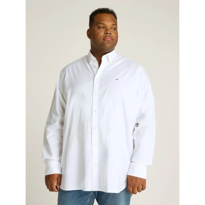 Abbildung von Tommy Hilfiger CORE FLEX Poplin Hemd, Herren, Größe: 4XL, White