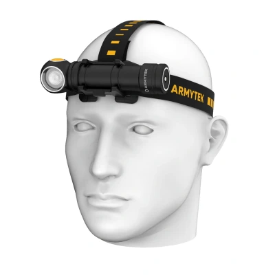 Abbildung von Armytek Stirnlampe Wizard C2 Pro Max Warmweiss 4000 Lumen LED Taschenlampe