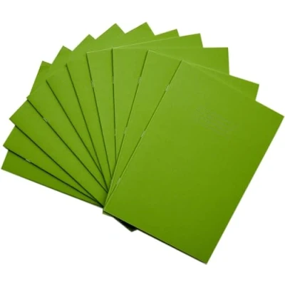 Abbildung von RHINO F8M 64 Blatt Schulheft, A4, Grün, 10 Stück
