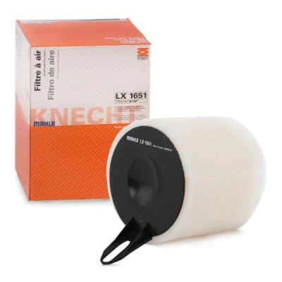 Abbildung von MAHLE ORIGINAL LX 1651 Luftfilter 199,0 137,0, 127 160,5 Filtereinsatz BMW: 3 Coupe, 1 Cabrio, X1