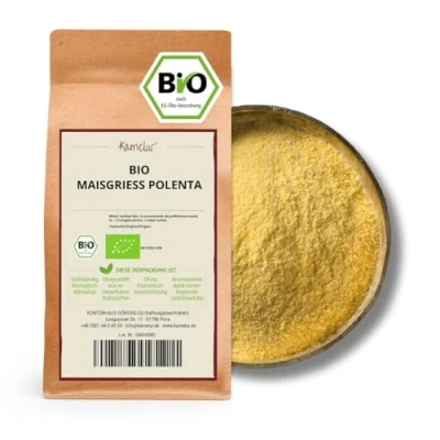 Abbildung von Kamelur BIO Maisgrieß Polenta (1kg) Maisgriess für eine cremige