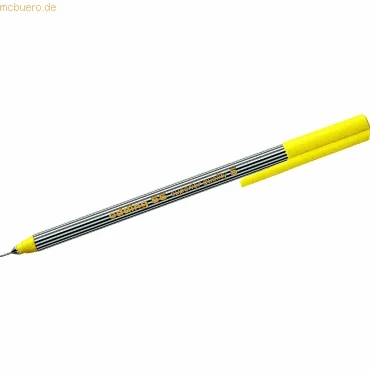 Abbildung von 10 x edding Fineliner 55 finepen gelb 0,3mm