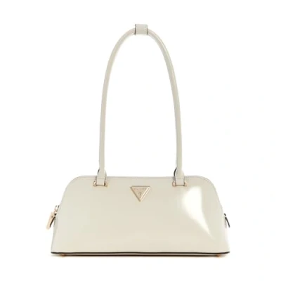Abbildung von Guess Arnela Shoulder Satchel Handtasche, Damen, Größe: One Size, Bone