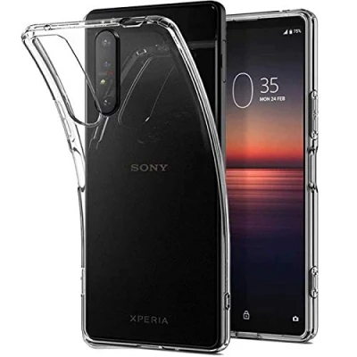 Abbildung von Verco Handyhülle für Sony Xperia 10 III Case, Handy Cover Hülle Transparent Dünn Klar Silikon, durchsichtig