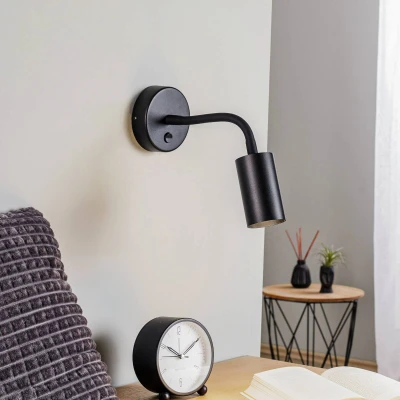 Abbildung von Wandleuchte Eye Flex S, schwarz